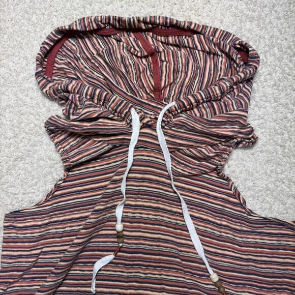 Free People On Fire Hoodie Tank Striped LARGE - Picture 5 of 9